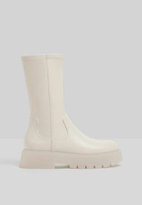 Bershka Botas con plataforma - off-white