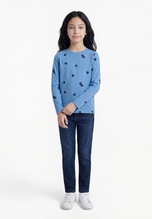 Friboo 3 PACK - T-shirt à manches longues - off-white/dark blue/blue