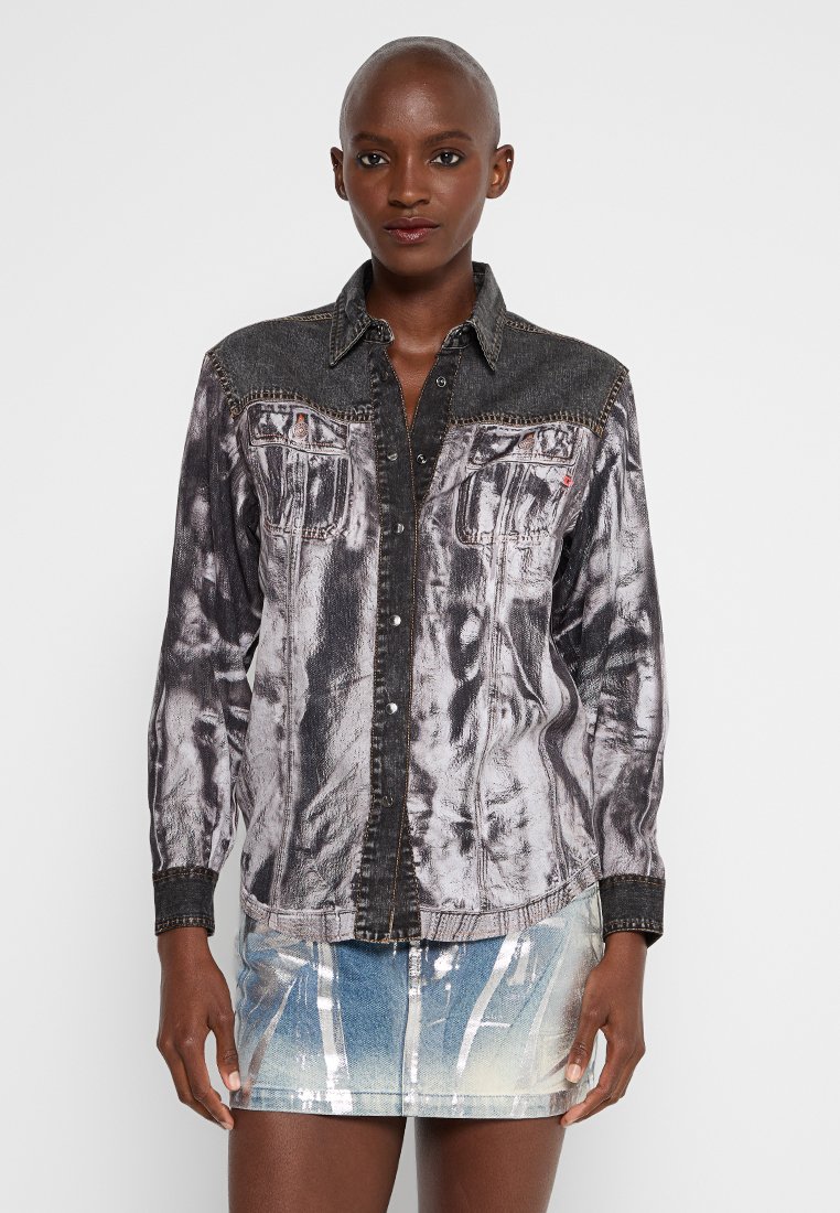 Diesel Overhemdblouse grijs