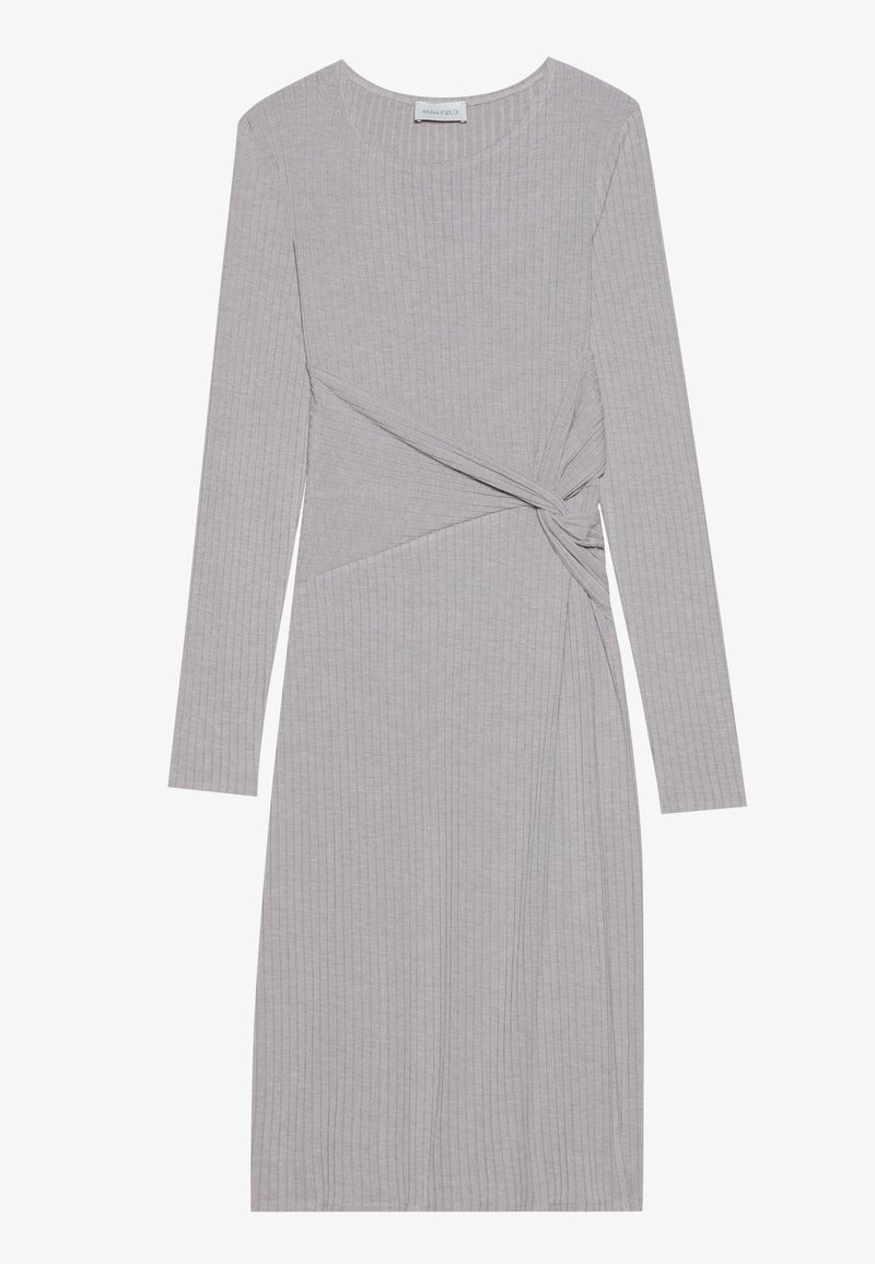 Anna Field Jurk lichtbruin mêleerd Anna Field Jurk lichtbruin mêleerd