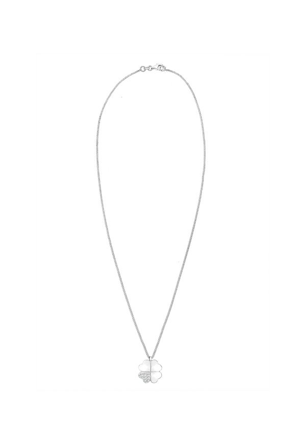 CLOVER - Halskette - silberfarben