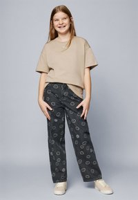 Diesel TMARCUS OVER UNISEX - Tricou basic - dune