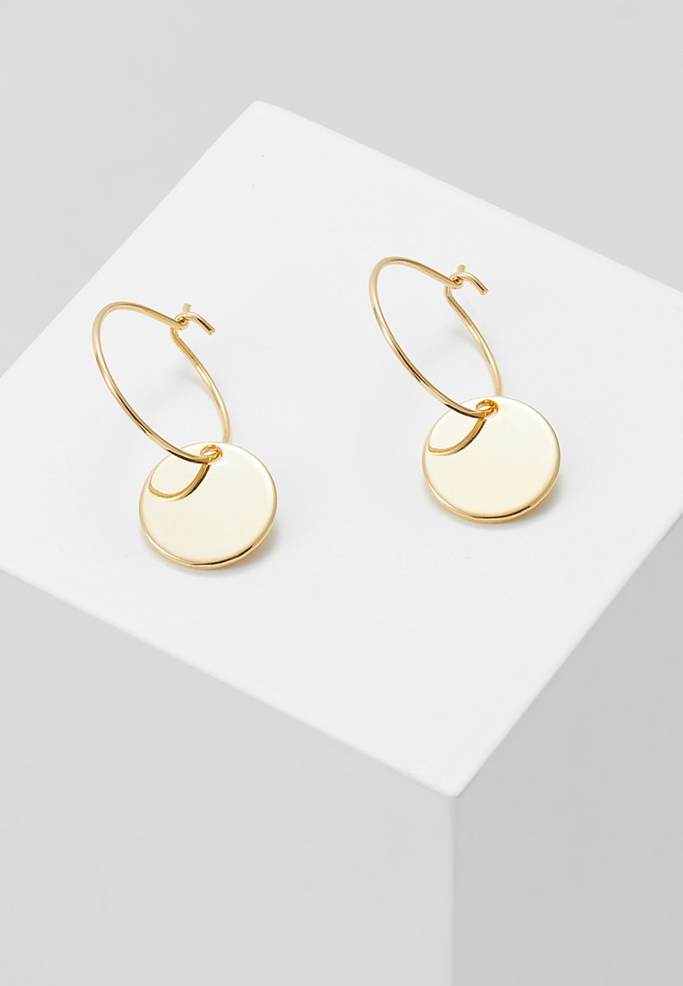Orelia MINI COIN HOOP EARRING Earrings pale goldcoloured/gold