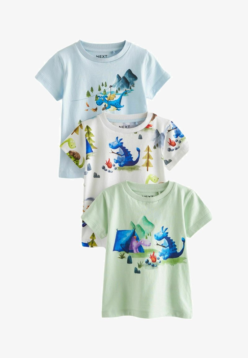 Next SHORT SLEEVE CHARACTER 3 PACK STANDARD - T-shirts print - minerals