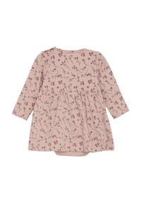 Minymo LONG SLEEVES ALL OVER PRINT - Jerseykleid - misty rose
