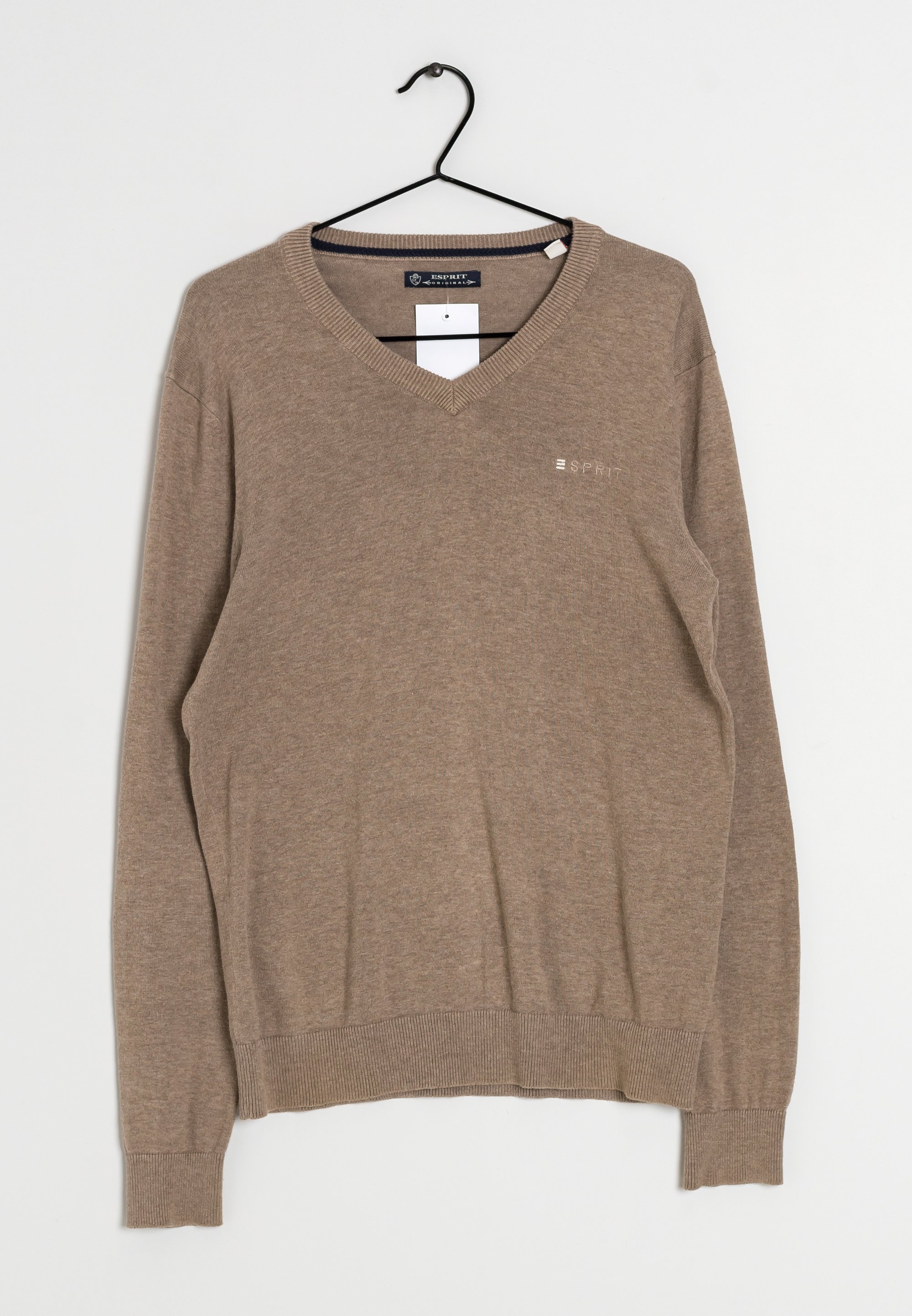 Strickpullover Esprit Pulli Jacquard Sweater Long Pullover WeiÃƒÂŸ