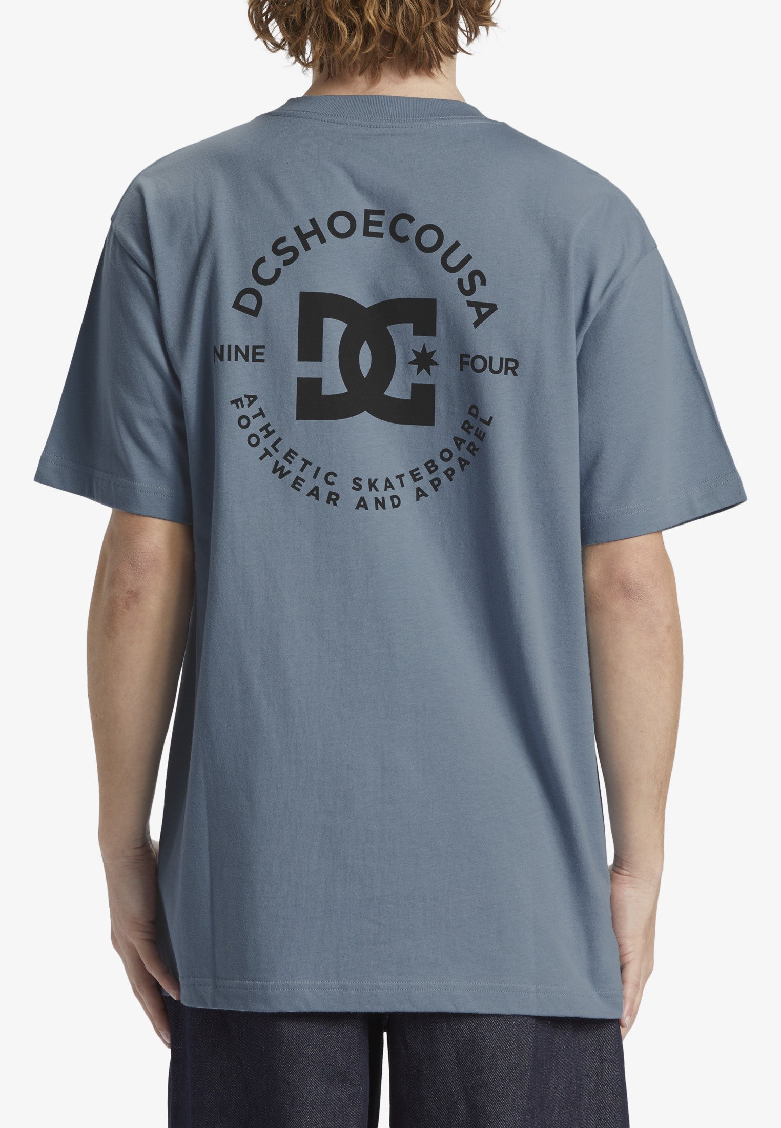 T-shirt DC Shoes Star Pilot HSS - Bleu Marine - Modèle ADYZT04796-BYJO