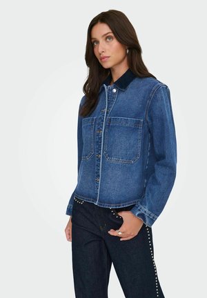 Overhemdblouse - dark blue denim