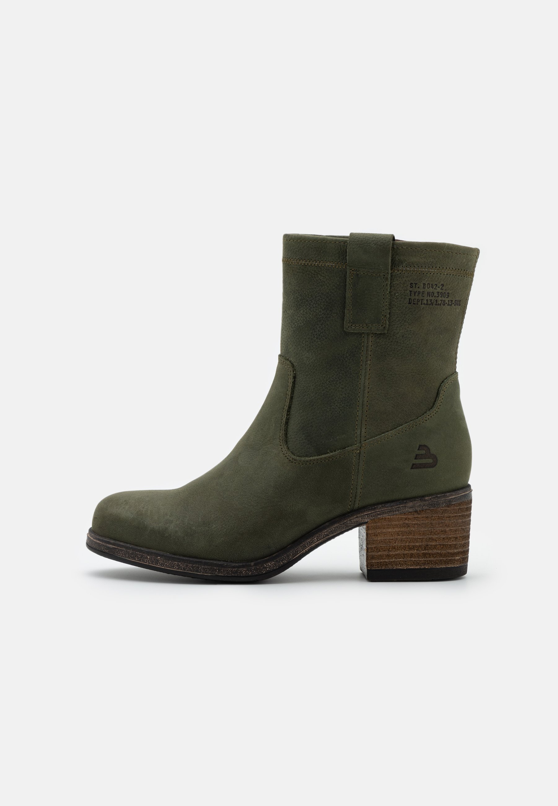 Bullboxer Korte laarzen - green/kaki - Zalando.nl