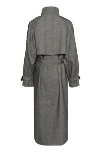 Gestuz AVIC LONG COAT - Trenchcoat - black/grey