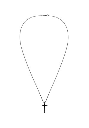 SPARKLING CROSS - MIT KRISTALLEN VON SWAROVSKI® - Halskæder - schwarz