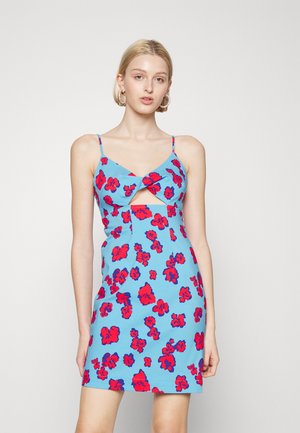 YAS YASNELLIE SHORT DRESS  - Cocktail φόρεμα / Φόρεμα για πάρτι - ethereal blue