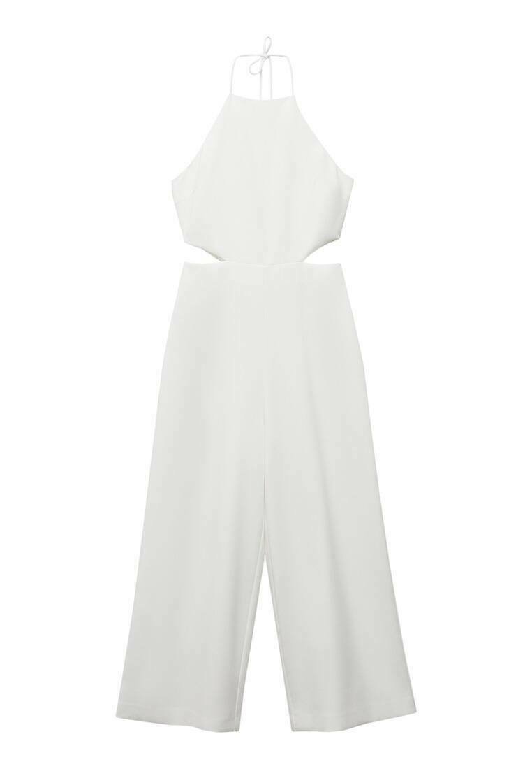 Mango Jumpsuit crème Mango Jumpsuit crème