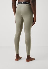 adidas Performance TECHFIT COMPRESSION LONG - Leggings - silver pebble