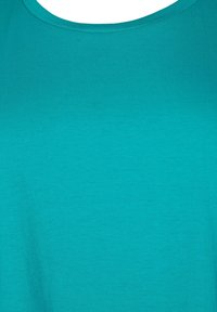 Zizzi SHORT SLEEVED BLEND - Jednoduché tričko - teal blue