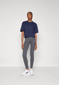 adidas Sportswear Tajice - dark grey heather/semi pink spark
