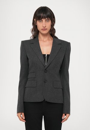 BIANCA PINSTRIPE JACKET - Kratka jakna - charcoal
