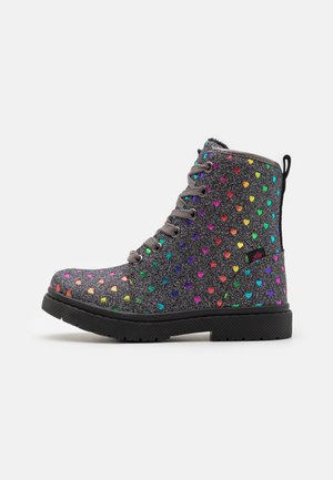 ISALIE - Šněrovací kotníkové boty - silver/multi-coloured