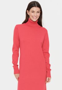 Saint Tropez MILA ROLL NECK - Abito in maglia - cayenne