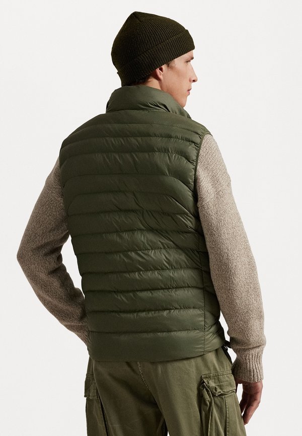 THE COLDEN PACKABLE GILET - Waistcoat - cruise olive2