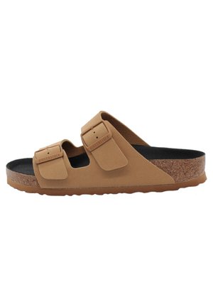 Birkenstock Pantolette flach - cork brown