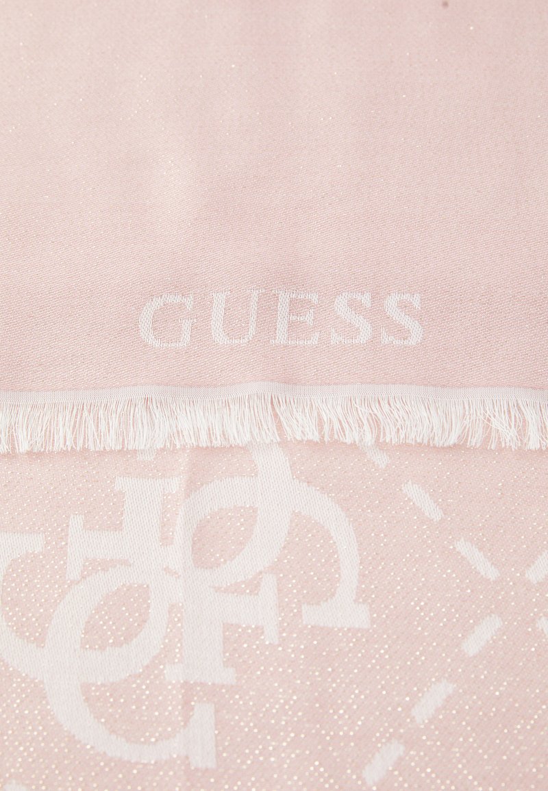 Haut De Support GUESS Taille L 6X - Rose Avec Sequins Argent Et écharpe Attachée - Occasion Très Bon état
