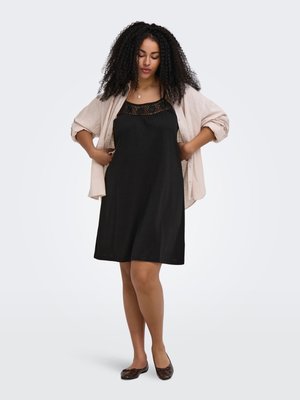 ONLY Carmakoma, CARCORAL Short - Hverdagskjole - black