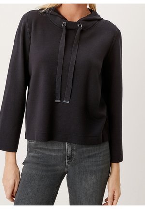Jersey con capucha - black