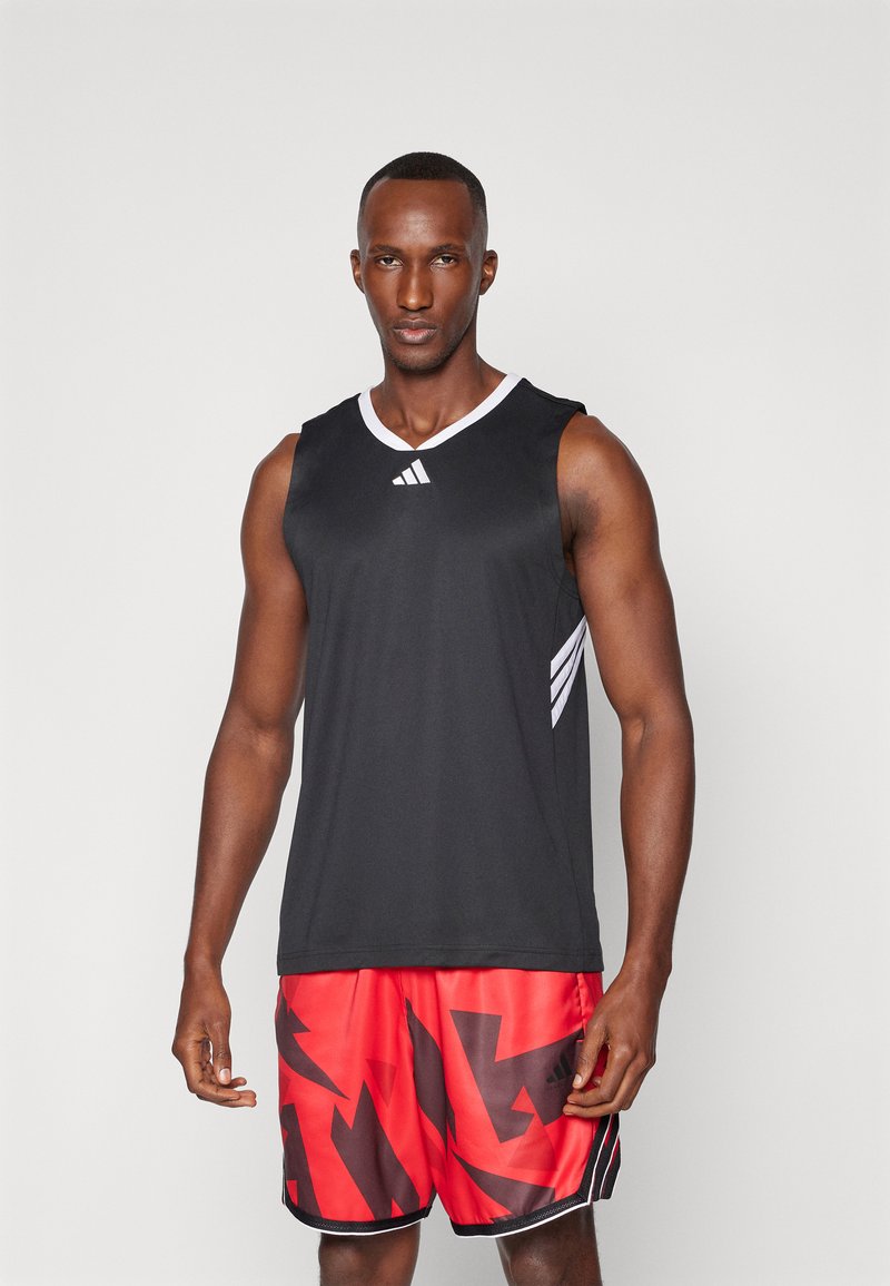 adidas Performance - 3-STRIPES TANK - Top - black/white, Enlarge