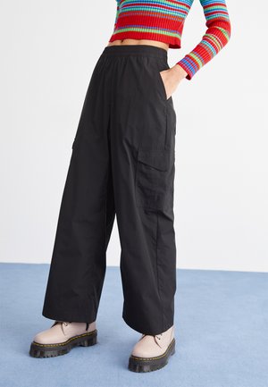 NYLON PANT - Cargobukser - black