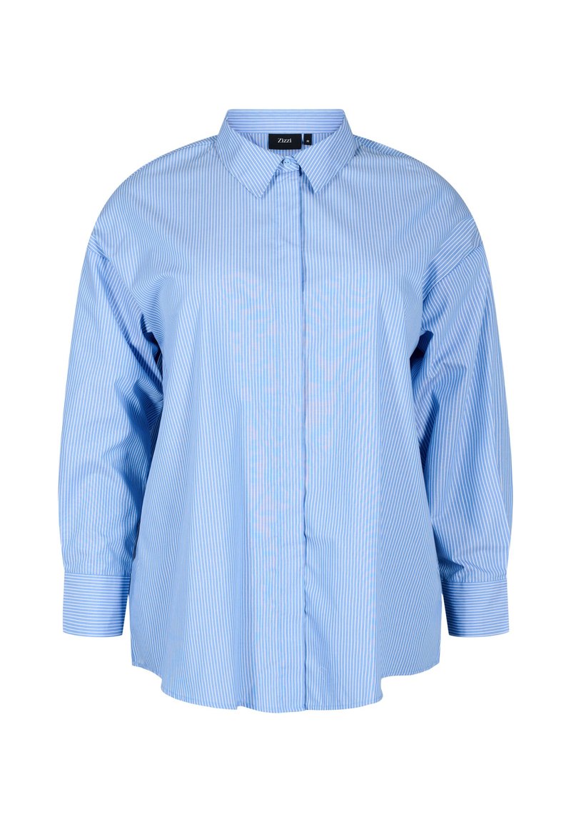 Zizzi Overhemdblouse lichtblauw