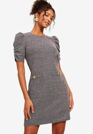 Friends Like These SHORT PUFF SLEEVE MINI  - Kotelomekko - grey