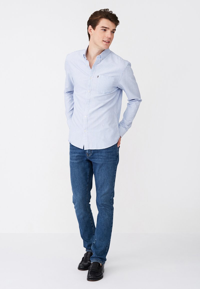 Herren Freizeithemden | Lexington KYLE OXFORD Hemd blue/white stripe/light-blue denim - NV88532 Herren Freizeithemden | Lexington KYLE OXFORD Hemd blue/white stripe/light-blue denim - NV88532