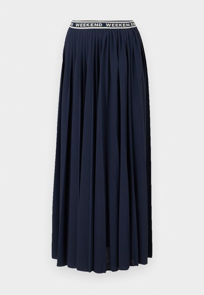 WEEKEND MaxMara BLEU - Jupe longue - navy