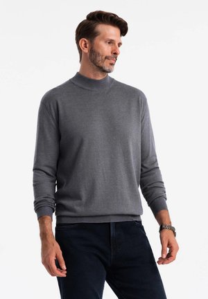 HALF TURTLENECK  - Neule - grey melange