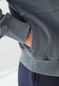 Next WASHED - Mikina so zipsom - charcoal grey