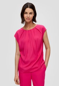 s.Oliver BLACK LABEL - MIT FALTEN-DETAIL - Bluse - pink Thumbnail-Bild 1