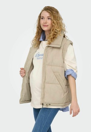 ONLY MATERNITY Bodywarmer - humus