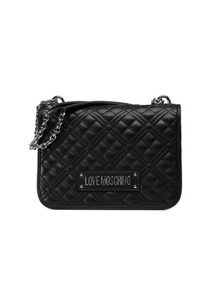 SCHULTER - Handtasche - black-silver