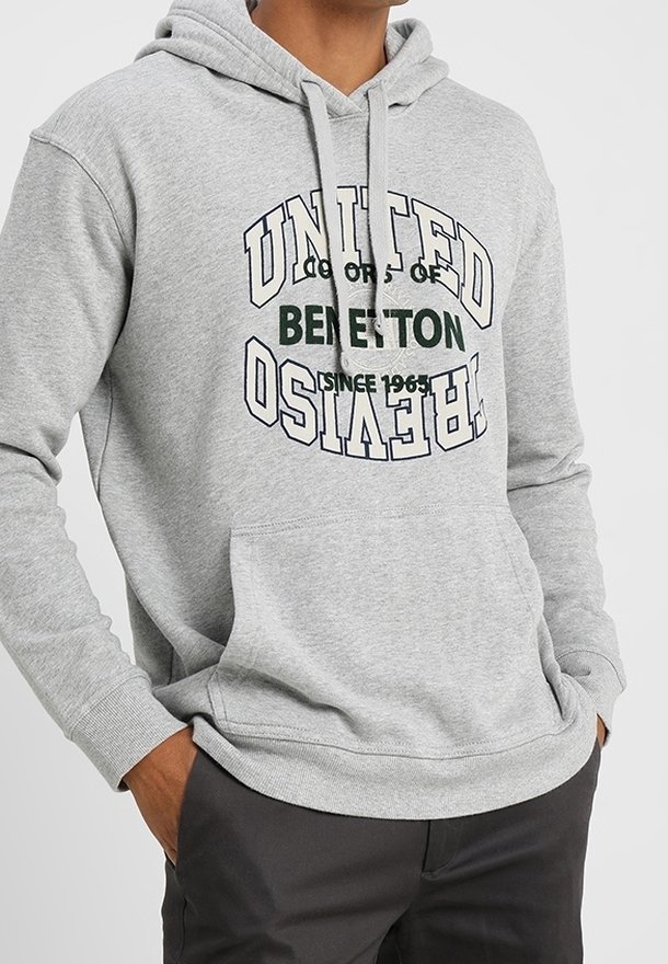 United Colors of Benetton Luvtröja - light grey