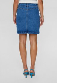 Nümph NULULU - A-silueta svārki - medium blue denim