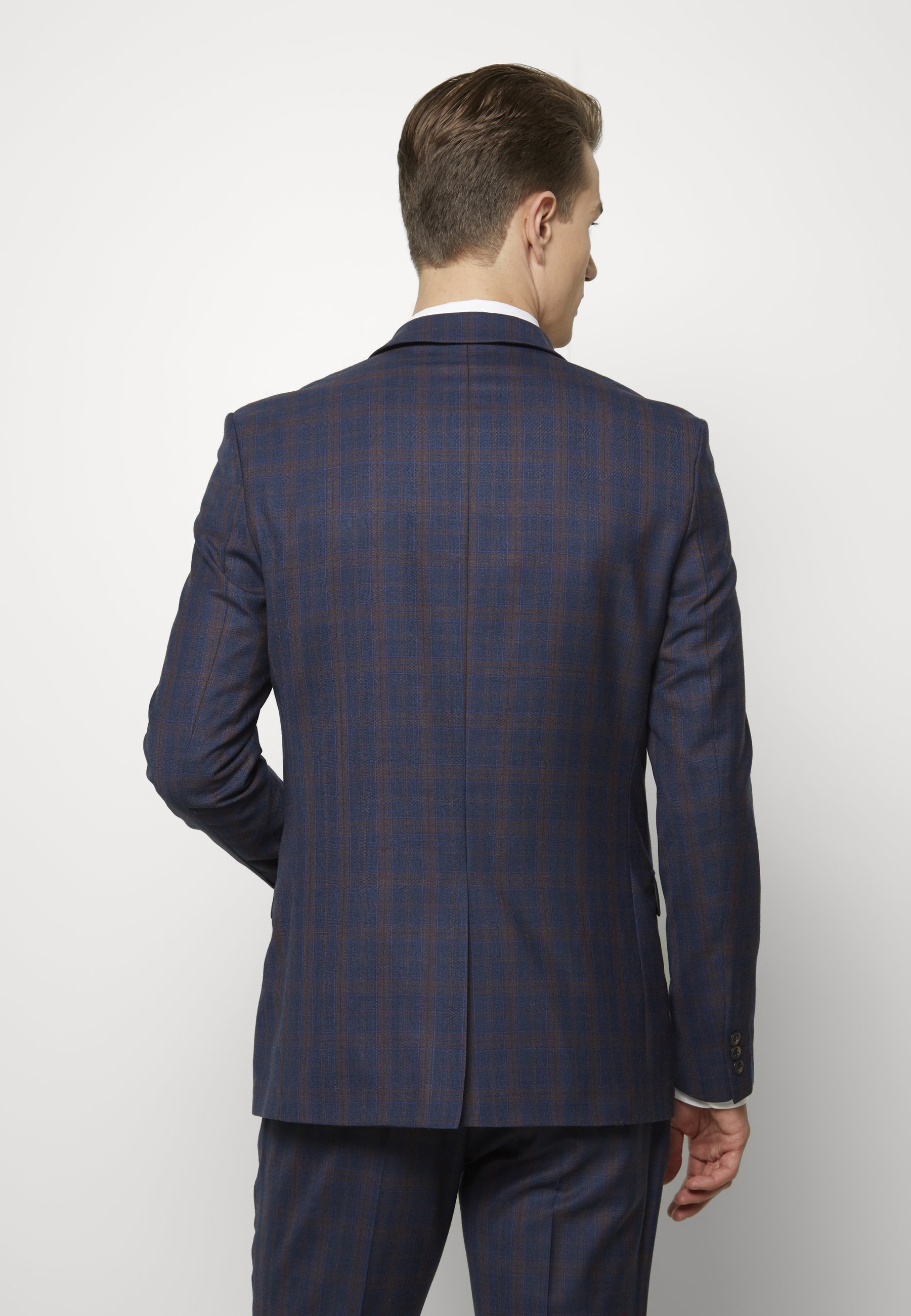 Ben Sherman Tailoring OVERCHECK SUIT Kostuum navy Ben Sherman Tailoring OVERCHECK SUIT Kostuum navy