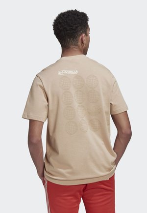 OZWORLD - T-shirt con stampa - beige