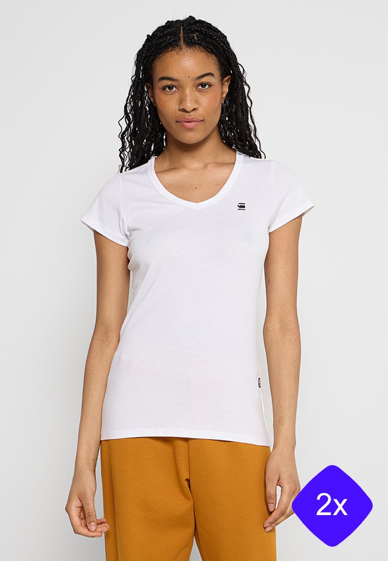 G-Star T-shirt basic wit G-Star T-shirt basic wit