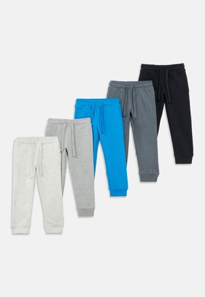 Friboo UNISEX 5 PACK  - Tepláky - black/mottled light grey/mottled dark grey