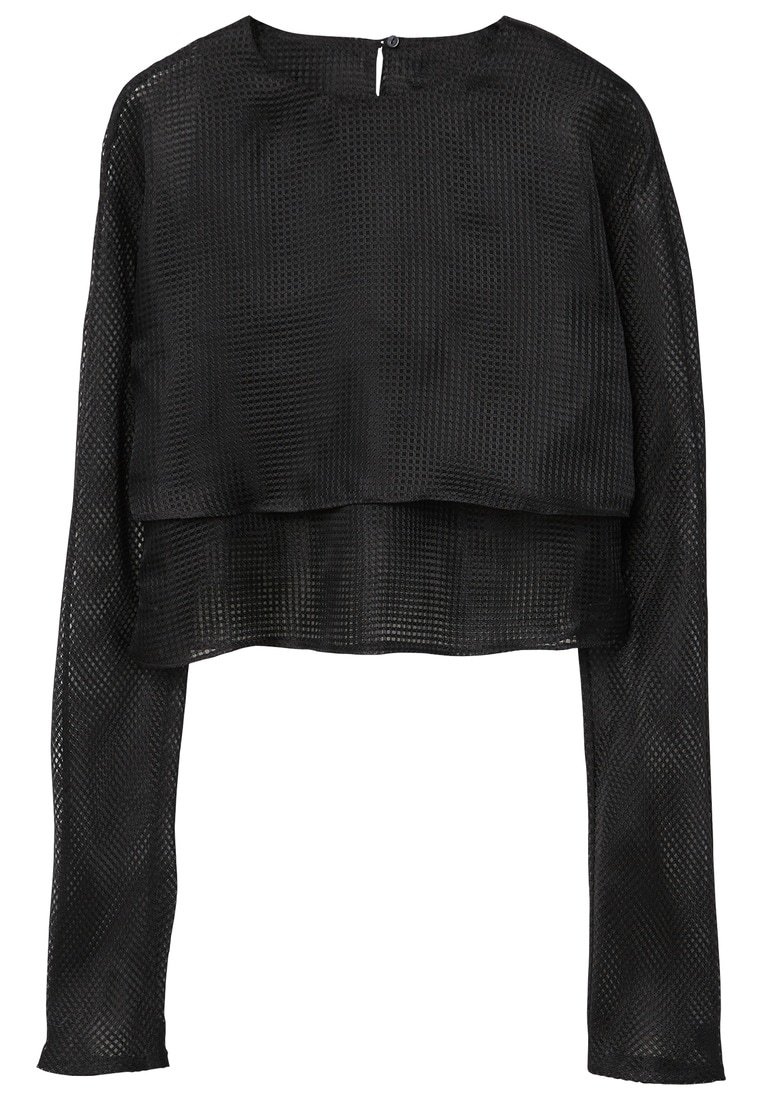 Mango Blouse zwart