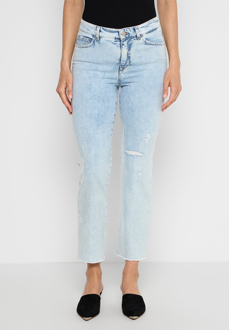 Marc Cain Slim fit jeans lichtblauw