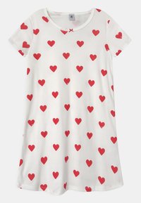 Petit Bateau - HEART - Nočná košieľka - marshmallow/terkuit Miniatúrny obrázok 1