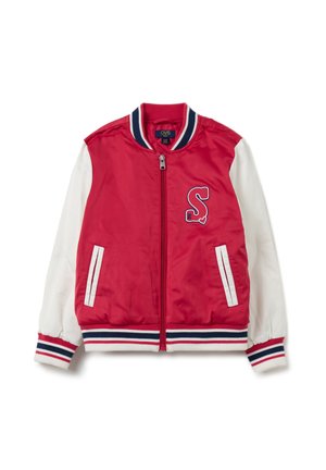 Bomberjacke - white red