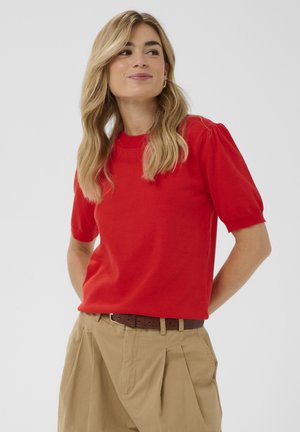 MILA - T-shirt basique - valiant poppy